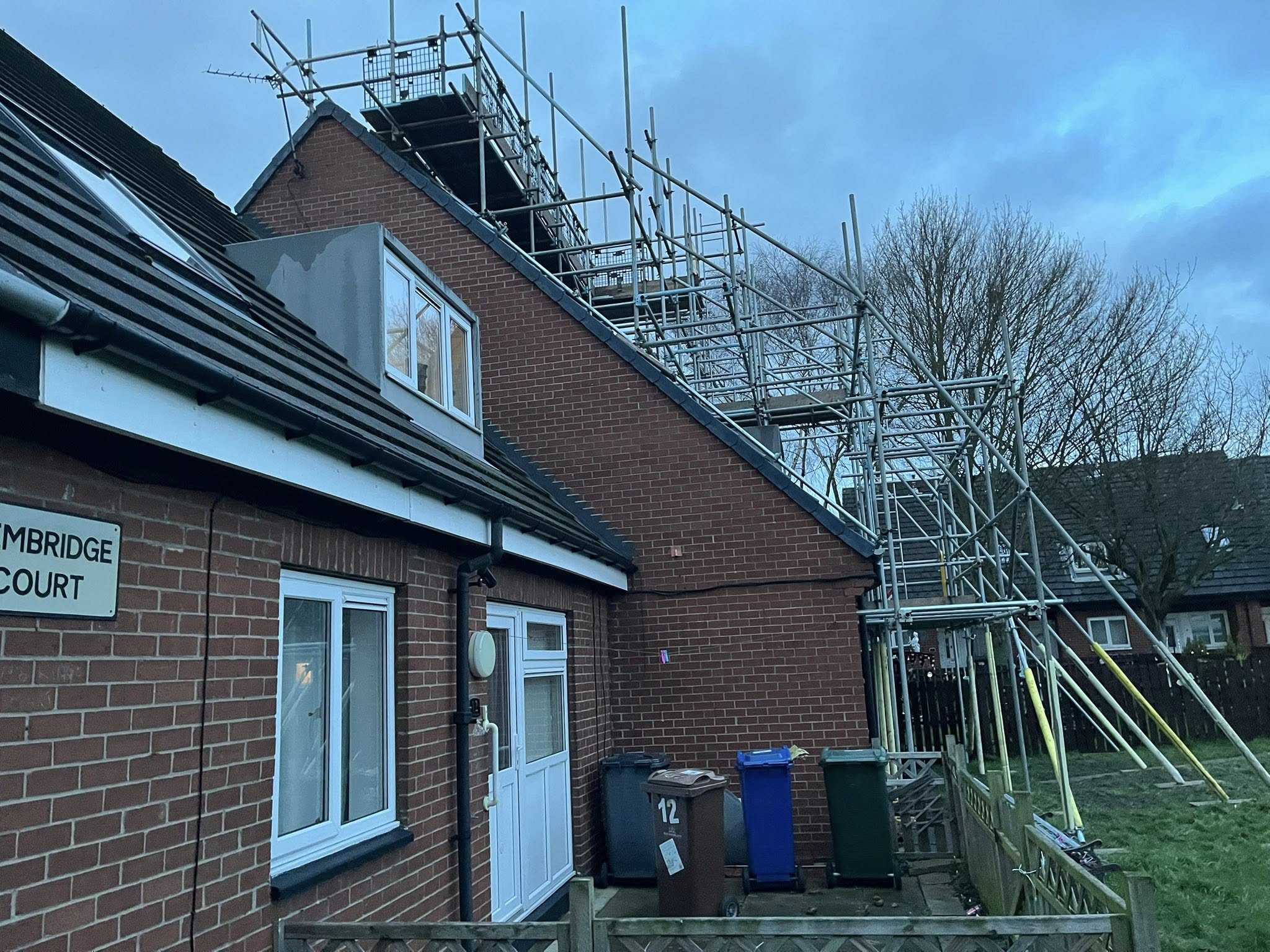 Temporary Roof Systems in Cudworth