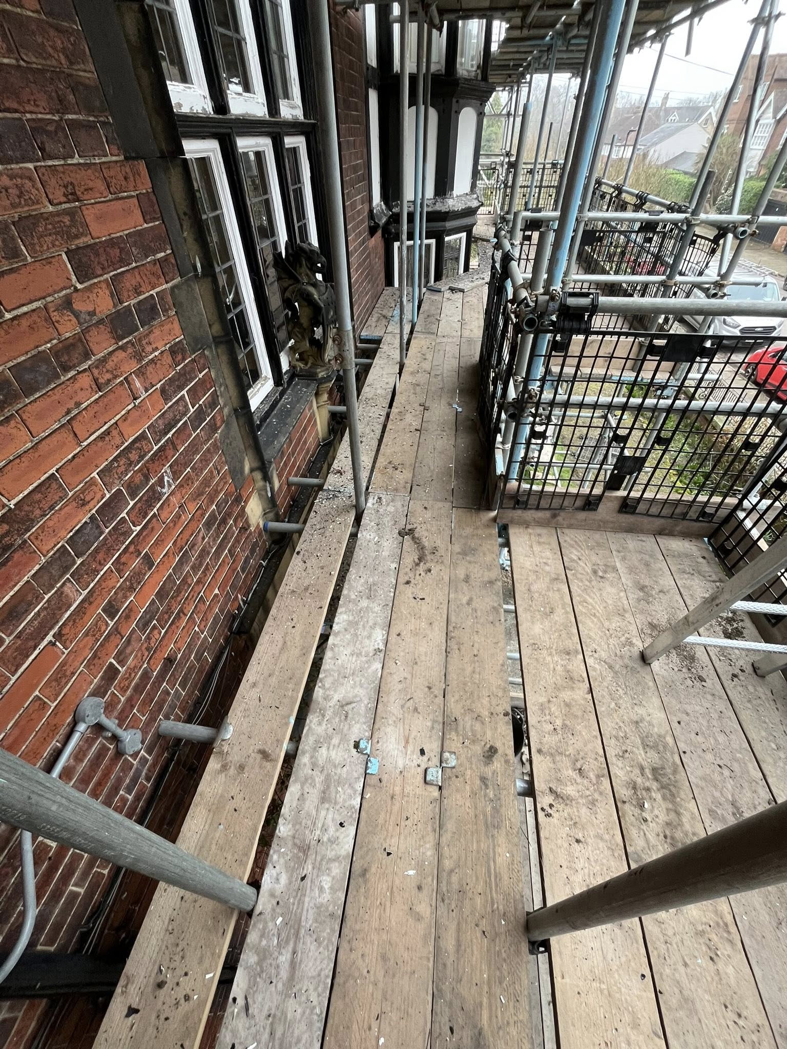 Domestic Scaffolding in Cudworth